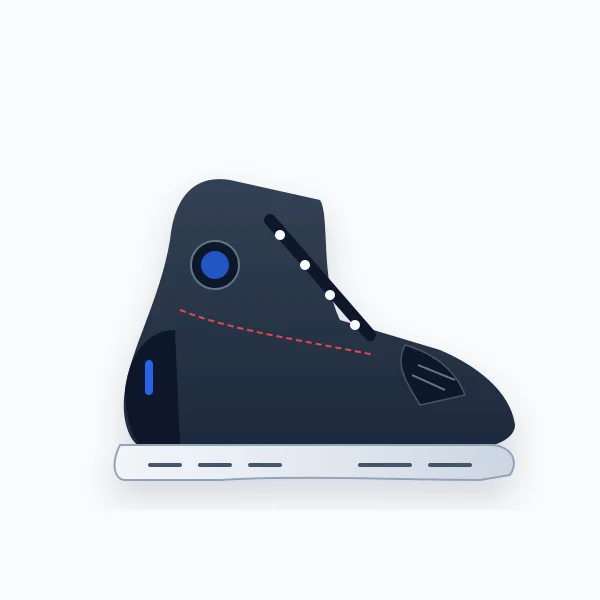 Illustrative render of casual waterproof motorcycle riding sneakers with ankle armor